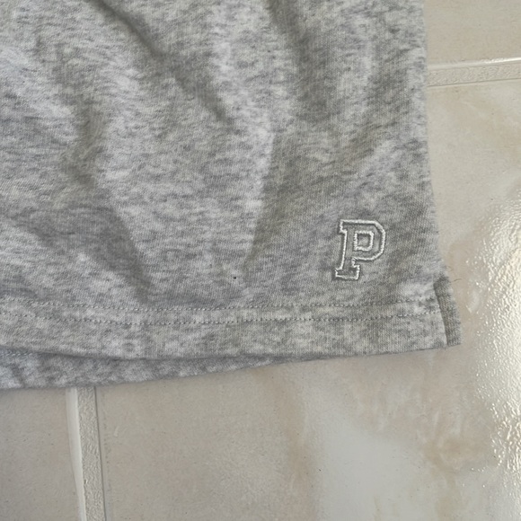 Grey sweat skort with pockets - Picture 2 of 3